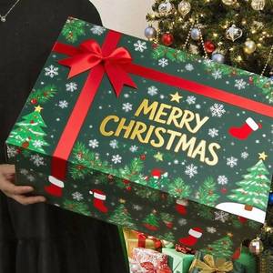 Umweltfreundliche Geschenkbox aus Forstpapier, Großformat, Weihnachten, Leer, US-Verpackung, Extra Großhandel, Individueller Druck - Product Image 3
