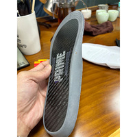 Deporte personalizado rígido rendimiento activo correr ciclismo zapatos pie para atleta hombres saltar fútbol hombres Plantilla de fibra de carbono