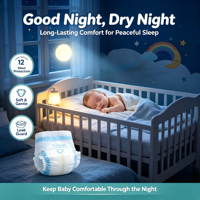 Couches jetables pour bébés sous marque privée, ultra douces, respirantes, forte absorption, anti-fuites, couches pour nourrissons, personnalisables OEM ODM