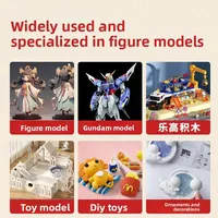 Colle transparente ultra résistante pour modèles Gundam, poupées Barbie et jouets