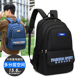 Fashion Sport <b>Backpack</b> 15.6 Inch Laptop Bag Large Capacity Multi <b>Compartment</b> Unisex School Travel <b>Backpack</b> - Product Image 1