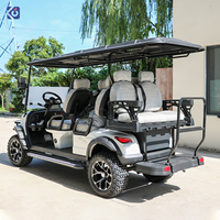Voiture de golf électrique homologuée pour la route CAMP, 6 places, batterie lithium 72V, voiture de tourisme, buggy de golf de luxe