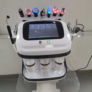 Appareil de beauté professionnel 10-en-1 pour salon, machine de lifting facial à l'eau H2O2 et microdermabrasion au diamant, certifié CE - Product Image 1