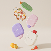 Nouveau moule à glaçons en forme de crème glacée, mini, empilable et réutilisable, en silicone de qualité alimentaire, pour un usage domestique