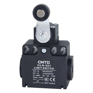 CNTD Changde Interrupteur de fin de course électrique de style européen CLS-321 en acier inoxydable étanche Micro-interrupteurs avec roue tubulaire CNTD - Product Image 1