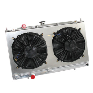 Radiatore di Raffreddamento in Alluminio Completo con Ventola e Copertura per Mitsubishi Lancer <span class=keywords><strong>Evolution</strong></span> 4/5/6 2000- (<span class=keywords><strong>Evolution</strong></span> 9) - Ricambio Auto - Product Image 5