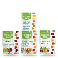 Sachet Doypack personnalisé avec logo pour l'emballage de fruits secs, résistant à l'humidité, en plastique avec fermeture éclair refermable