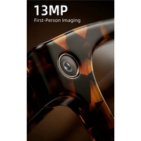Lunettes Intelligentes IA avec Traduction ChatGPT, Appel ENC, Lecteur de Musique, Enregistrement Vidéo Haute Définition sans Fil BT, Caméra Pexie 1300W