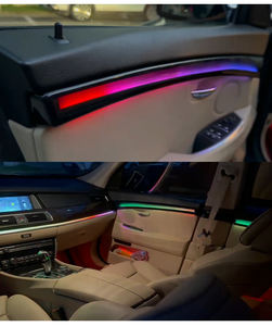 Pour <span class=keywords><strong>BMW</strong></span> Série 5 GT 2010-2017 : Éclairage d'ambiance dynamique à flux actif pour panneau <span class=keywords><strong>de</strong></span> <span class=keywords><strong>porte</strong></span>, remplacement 1:1, contrôle par écran/clé CD - Product Image 5