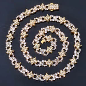 Collar de Estrella de Moissanita VVS1, Símbolo de Éxito, Certificado GRA, Plata 925, Estilo Iced Out, Multicapa, Icono Urbano - Product Image 3