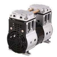 Pompes à piston sans huile 450W 120L/min pour four en porcelaine de laboratoire dentaire Pompe à vide