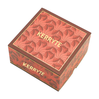 Boîtes d'emballage de luxe en carton, logo personnalisé, 2 couches de papier magnétique à glissière, gâteau de lune, dessert, pour les aliments