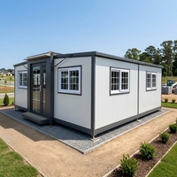 Maison conteneur modulaire personnalisée, structure en acier préfabriquée, mini-maison à toit plat ou à pignon incliné pour salon, chambre et salle de bain