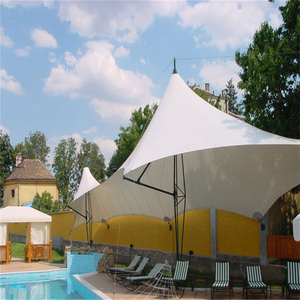 Tự Làm Sạch 1000D 950GSM Lều Mái Vải Kiến Trúc Độ Bền Kéo Màng - Product Image 4