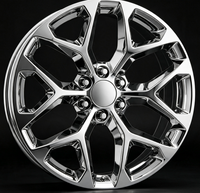 Jantes forgées chromées sur mesure à rayons creux et déport profond en alliage, 20, 22, 24 pouces, pour tuning de pick-up et SUV américains