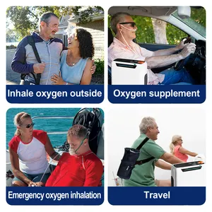جهاز الأوكسجين المحمول 3 لتر جهاز الأوكسجين الصغير 5 لتر جهاز الأوكسجين المجهز O2 نقاء 96% مولد الأكسجين 7 لتر للاستعمال المنزلي