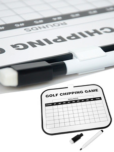 Tableau de scores de golf effaçable, 1 <span class=keywords><strong>stylo</strong></span> gratuit, tableau blanc en plastique, support effaçable à sec, accessoires, cadeau pour hommes et femmes golfeurs - Product Image 3