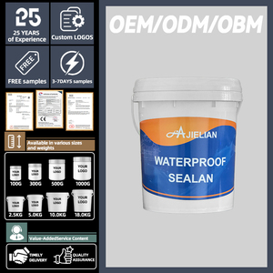 <span class=keywords><strong>Membrane</strong></span> liquide imperméable flexible à base de ciment monocomposant, à appliquer au pinceau, pour toits, balcons, murs, salles de bain - Product Image 1