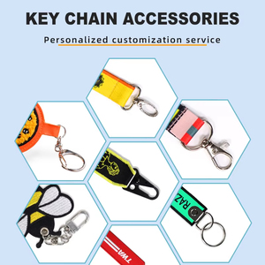 2025 Jdm Phong Cách Bán Buôn Tùy Chỉnh Dệt Máy Bay Phản Lực Tag Xe Móc Chìa Khóa Tag Vải Chất Lượng Cao Thêu Logo Xe Thương Hiệu Keychain - Product Image 6