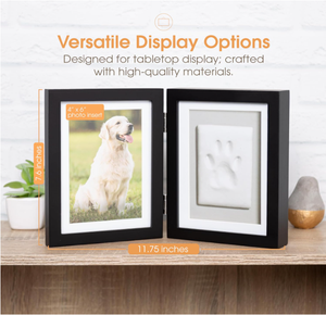 Solid Wood Pet Memorial Photo Frame Handmade Engraved Custom Pet Portrait Frame for Dog Cat <strong>Remembrance</strong> <strong>Gift</strong> - Product Image 4