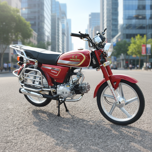 Scooter moto 110cc en acier au carbone, cadre ordinaire, frein à disque avant et tambour arrière - Product Image 2