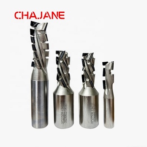 CNC PCD diamante a spirale punte di diamante policristalline frese a diamante Z = 3 + 3 trapano elettrico per legno di plastica fresatura a falce - Product Image 5