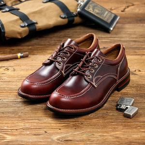 <span class=keywords><strong>Stivali</strong></span> Martin <span class=keywords><strong>Marroni</strong></span> da <span class=keywords><strong>Uomo</strong></span>, Scarpe in Pelle con Punta Larga, Stile Casual Britannico, Tendenza Autunnale - Product Image 3