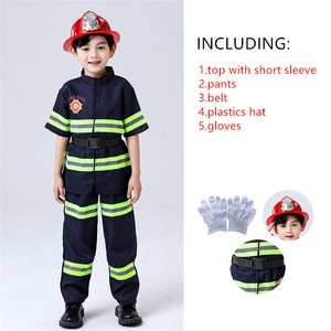 Disfraz de Bombero para Niños de Halloween, Uniforme de Bombero <span class=keywords><strong>Sam</strong></span> de Películas y Televisión, Traje de Cosplay - Product Image 5