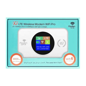 Router 4G con Tarjeta SIM, Wifi6 300M, <span class=keywords><strong>Internet</strong></span> Móvil 4G, Wifi <span class=keywords><strong>de</strong></span> Bolsillo 4G, 3000mAh, Tipo-C, Router 4G para Viajes en Latinoamérica - Product Image 2