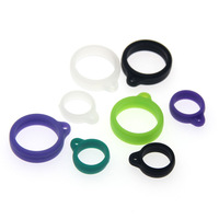 Anneaux de suspension en silicone de 6 mm à 40 mm, boucles, sangles, porte-gobelets pour tasses à thé au lait, style dessin animé, pour usage domestique
