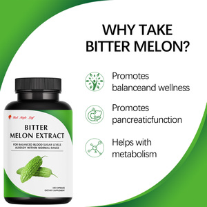 Bitter Melon Extract Capsules, Supports Healthy <strong>Blood</strong> Sugar Levels Already Within <strong>Normal</strong> <strong>Range</strong> - Product Image 5