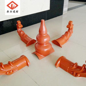 Benli Synthetic Resin Roof Ridge Tile Accessories Eaves Drip Edge Waterproof Screw Caps Traditional Design Exterior Use - Product Image 1