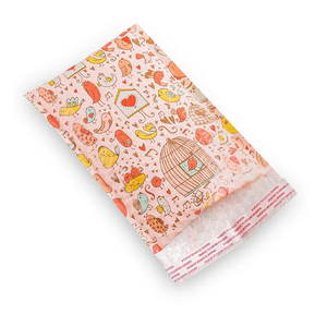 Bolsa de correo de polietileno de burbujas acolchada reciclada personalizada, bolsa de correo de burbujas blanca personalizada con logotipo - Product Image 4