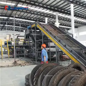 Tire Shredder Rubber Cracker Mill For Reclaimed Rubber Production