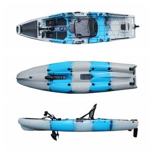 Vicking 10.5英尺钓鱼踏板驱动皮划艇海洋旅游皮划艇出售，踏板单人坐在顶部塑料CE定制37千克 - Product Image 6