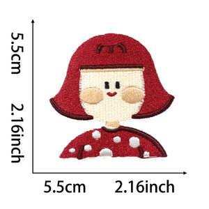 <span class=keywords><strong>Set</strong></span> 9 Karakter Lukisan Terkenal Ramah Lingkungan, Patch Bordir Perekat DIY untuk Pakaian Anak Perempuan, Bahan Non-Woven yang Dapat Disetrika - Product Image 5