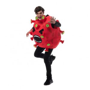 <span class=keywords><strong>Disfraces</strong></span> <span class=keywords><strong>de</strong></span> Halloween para adultos calientes fiesta divertida gérmenes Cosplay disfraz bacterias Cosplay traje con sombrero - Product Image 5