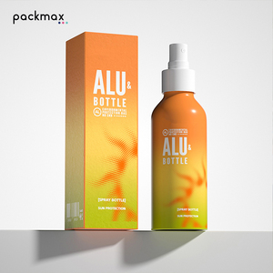 Custom Aluminum Bottle Wholesale for Foam Body <b>Wash</b> Shampoo Shave Cream Face Mist Sunscreen Spray - Without Pump Cap - Product Image 3