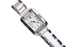 Montre mécanique de luxe pour femme, bracelet en cuir, cadran en cristal saphir, aiguilles, résistance à l'eau 10m, Carties - Product Image 3