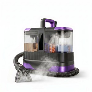 Limpiador de Tapicería Portátil de Grado Profesional, 18Kpa de Succión Potente, Herramienta de Limpieza de Alfombras a Vapor con Doble Tanque - Product Image 1