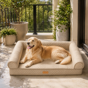 Cama de Lujo para Perros de Terciopelo Premium, Diseño de Sofá, Suave, Lavable, Calmante, para Uso en Interiores, Mueble de Lujo para Mascotas - Product Image 3