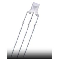 3mm Flat Top Rouge/vert Led Diodes LED bicolores Anode commune bicolore Cathode commune avec lentille claire pour l'eau Lentille diffuse laiteuse