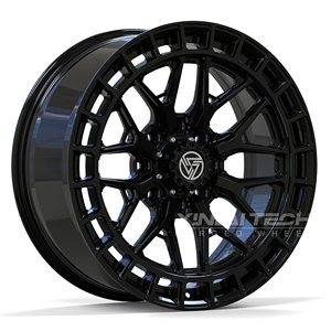 Ruota forgiata fuoristrada nera lucida 8x165.1 8x170 8x180 8x8x200 Design SUVs picktruck 4x4 fuoristrada ruote per veicoli fuoristrada - Product Image 3