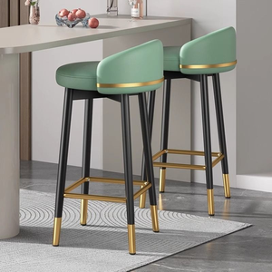 Bar counter <b>chair</b> home-use modern <b>and</b> simple style bar <b>chair</b> high-legged stool kitchen island <b>table</b> <b>chair</b> bar counter <b>bench</b> - Product Image 4