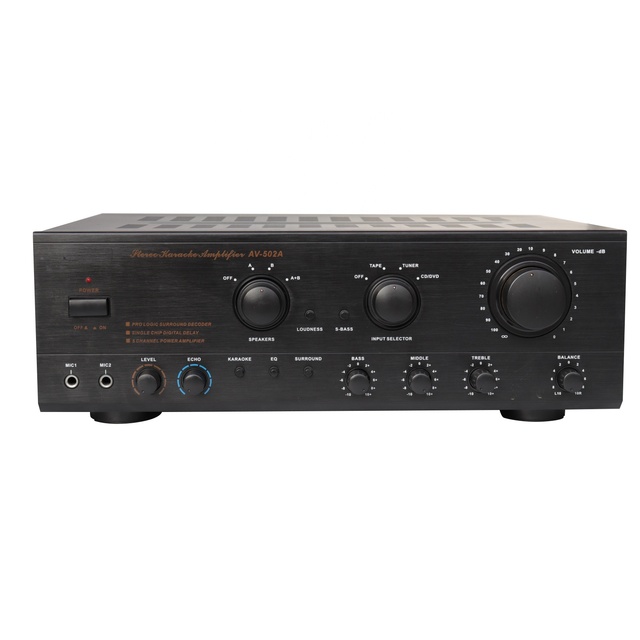 Home 2 Channel 250W Professional Audio Amplifier 4 Ohm Metal Shell