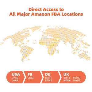 Transporte Aéreo Porta-a-Porta FBA Serviço Logístico da Amazon com Transporte Aéreo Agente LCL/FCL da <span class=keywords><strong>China</strong></span> para o Transitário Aéreo - Product Image 6
