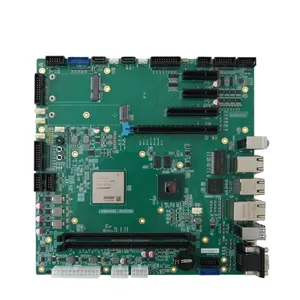 Nuevo procesador Loongson 3A6000 gráficos integrados placa base MicroATX Industrial escritorio DDR4 memoria 64GB HDMI SATA Ethernet 2