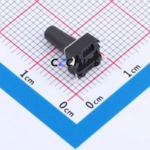 TS-1102S-C-O-B Tactile Switch SMD-4P,6x6mm Switch Single Pole Single Throw Round Button 2.6N Vertical Mount - Product Image 2