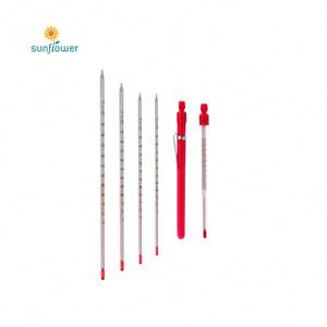 Termômetro líquido de mercúrio padrão, livre de mercúrio, azul, laboratório, vidro-haste - Product Image 3