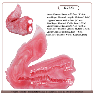 Spirit Fox Luna Tail FAAK Dual Channel Silicone Male <b>Masturbator</b> Fantasy Fox Tail Design Texture OEM ODM Wholesale Adult Toy - Product Image 5